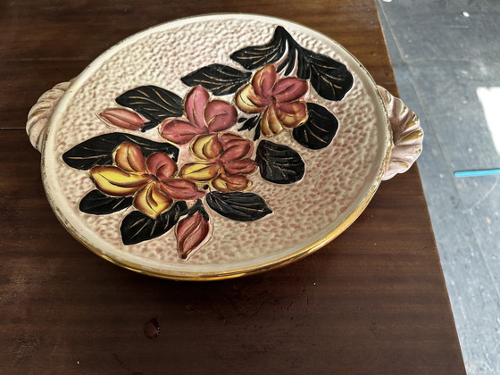 Image 1 of Große Schale / Vakuum Tasche Vallauris Keramikerin VTF 38 / 32 cm