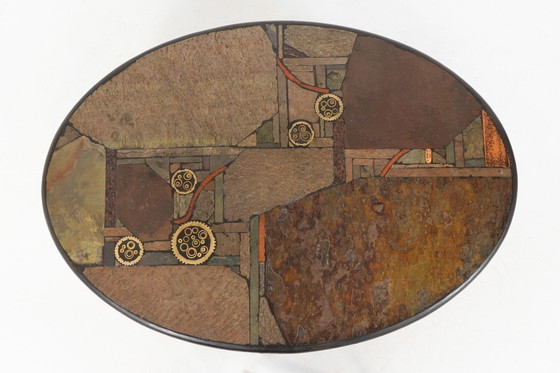 Image 1 of Brutalist coffee table by C. Kneip (Germany, 1990s).