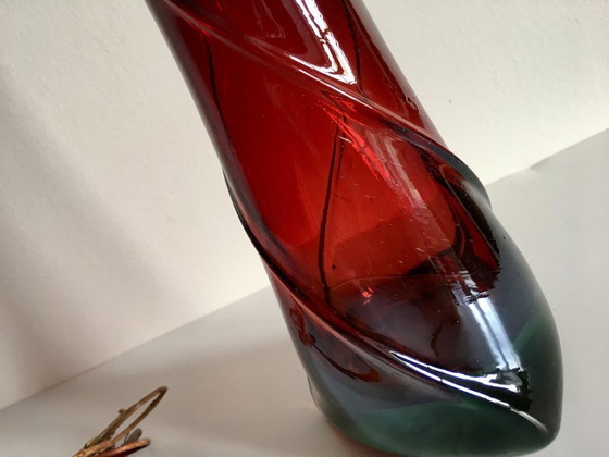 Image 1 of Modernist ART DECO Crystal VASE