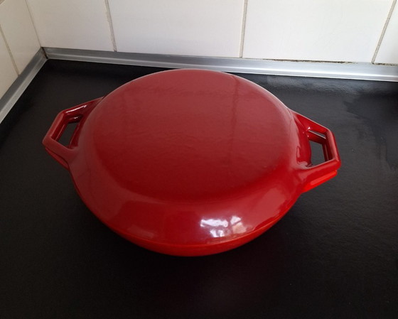 Image 1 of Set van 4 gietijzeren vintage Copco Denmark pannen