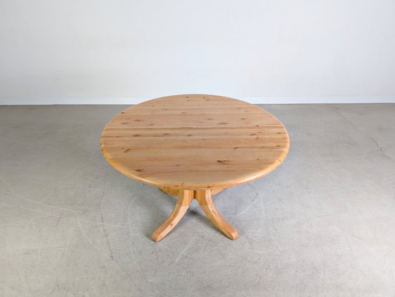 Image 1 of Rainer Daumiller Esstisch Kiefer Midcentury Design ausziehbar III