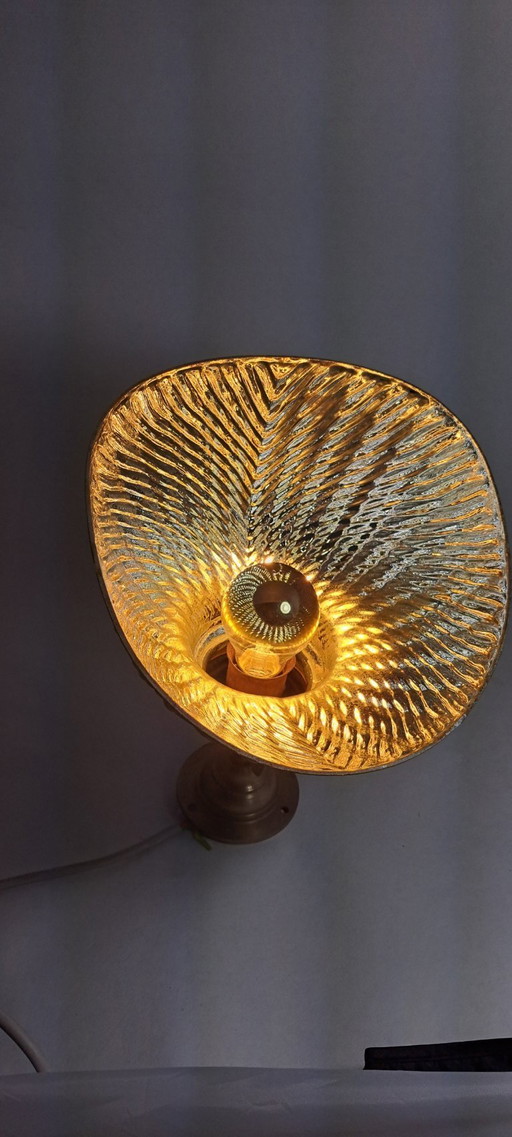 Aplique de pared de cristal de mercurio de la década de 1920.