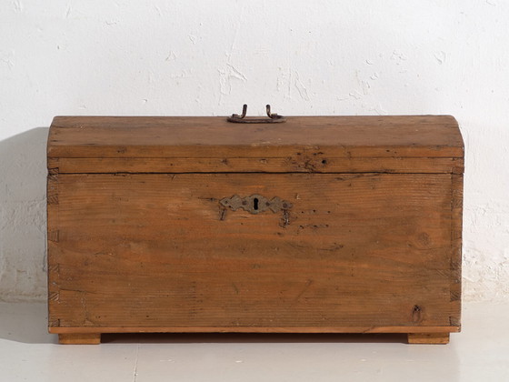 Antieke massief houten kist (ca. 1900) #81 – Opbergkast, Rustic (photo 24 of 40)
