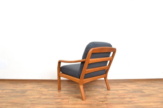 Mid-Century Danish Teak Armchair from Dyrlund, 1970s – Textile, Wood (photo 7 of 10)