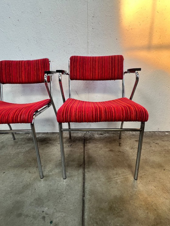 Image 1 of Coppia di sedie vintage cromate, Miljö Expo Ab, Svezia, anni '80