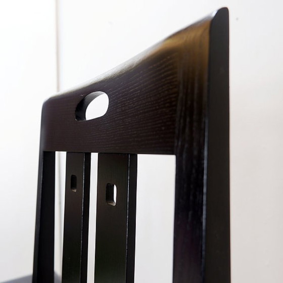 Image 1 of Paar "Ingram"-Hochlehner-Stühle von Charles Rennie Mackintosh für Cassina, 1980er Jahre