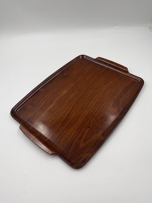 Gerlinol Service Tray in Vintage Walnut