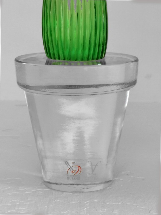 Image 1 of Marzotto Marta Design Formia Venice 90er Jahre, Sukkulenten-Glas, limitierte Edition