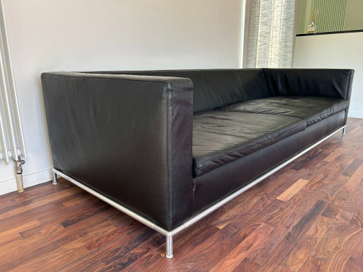 B&B Italia George – Antonio Citterio - 3 Zit Sofa (2005) In Uitzonderlijk Mooie Staat incl. Lederen Kussen (photo 2 of 8)