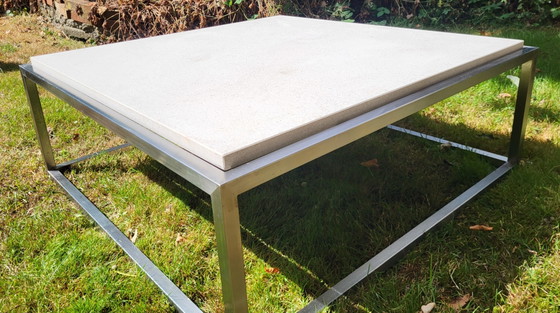 Gloster Couchtisch – Couchtische, Stone, rvs (photo 4 of 8)