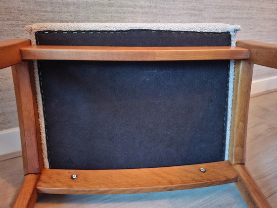 Image 1 of 2x Farstrup beige footstools