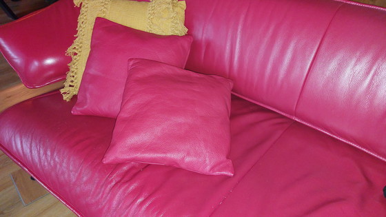 Image 1 of Sofa Frame Design Red Leather Brand Bulfrogg