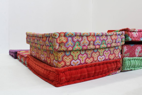 Image 1 of Roche Bobois Mah Jong sofa Kenzo Takada design by Hans Hopfer ,set of 12