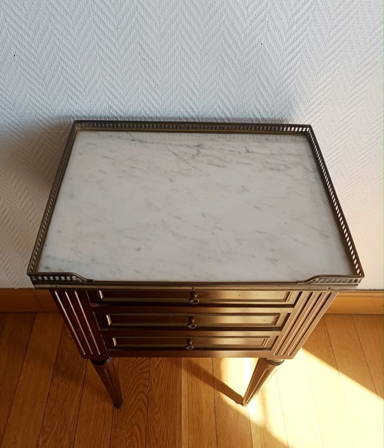 Nachttisch oder Chiffonnière im Louis XVI Stil – Beistelltische, Wood (photo 5 of 10)