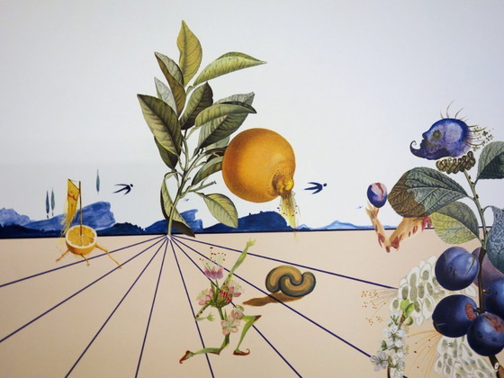 Salvador Dalí: Flordali I, Litografía original firmada – Litografías y grabados, Paper (photo 7 of 7)