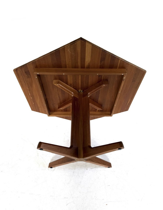 Image 1 of Tavolo da pranzo danese esagonale vintage, Dyrlund anni '70