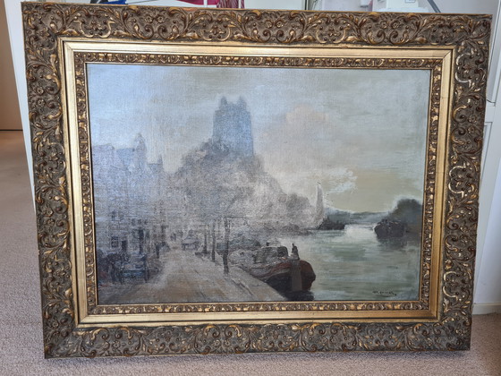 Image 1 of “Jan Knikker – Aangezicht van een stad met gesigneerd)