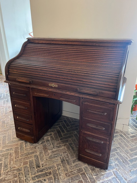 Image 1 of Antique Roller Shutter Desk