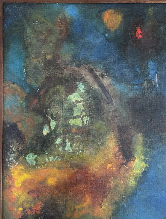 Image 1 of Silvin Bronkart - Deep River - magnificent painting from 1960