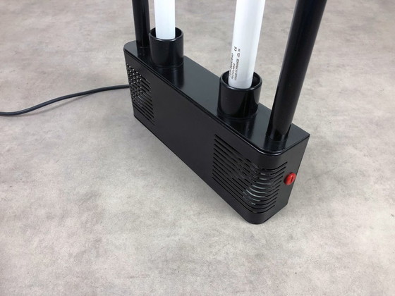 Image 1 of Vintage Postmodern Floor Lamp • Duo • Boccato/Gigante/Zambusi • Zerbetto • 1980