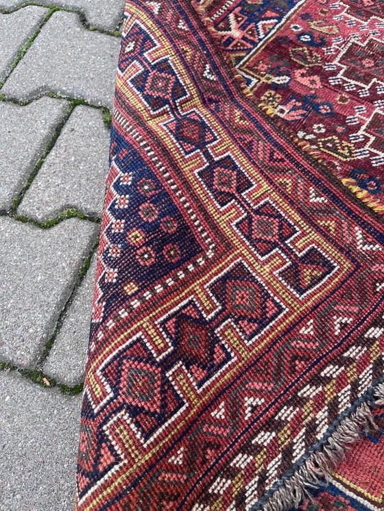 Image 1 of 100% wollen vloerkleed uit de jaren 1940