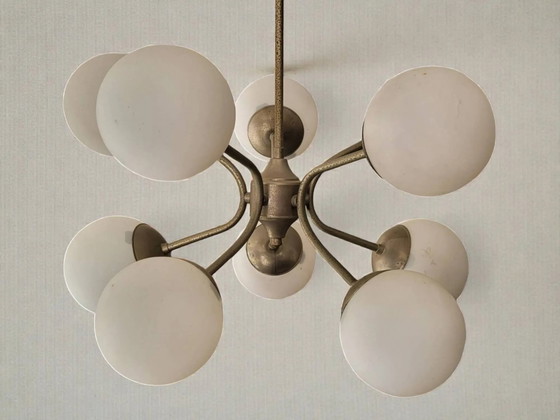 Lampada a sospensione Sputnik anni '50 – Lampade a sospensione, Metal, Art Deco (photo 5 of 8)