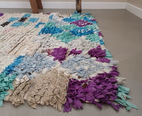 Image 1 of Boucherouite loper / vloerkleed 200x96cm