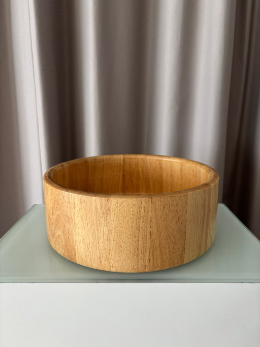Große Vintage Holzschale