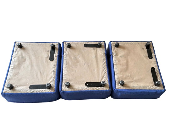 Image 1 of Vintage modulaire bank van Tito Agnoli – Mobilier International (jaren 70) – moet gerestaureerd worden.