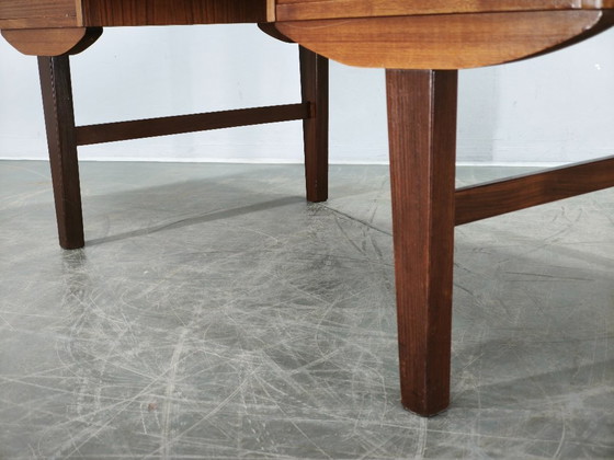 Image 1 of Bureau de Direction Moderne en Teck, Danemark, J. Svenstrup pour A.P. Møbler, 1960s