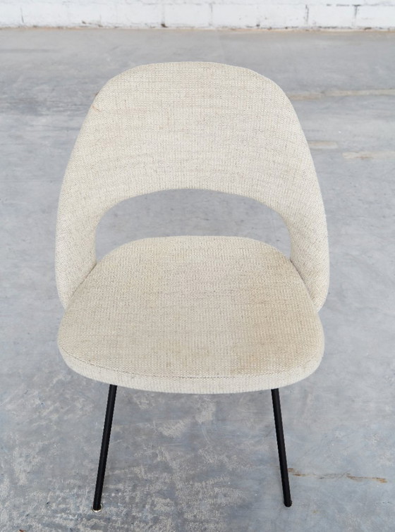 Nr. 72 Conferentiestoelen van Eero Saarinen voor Knoll, jaren 1950, set van 4 – Eetkamerstoelen, Wool (photo 12 of 15)