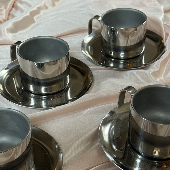 Image 1 of 6-delige Guido Bergna espressokop- en schotelset 