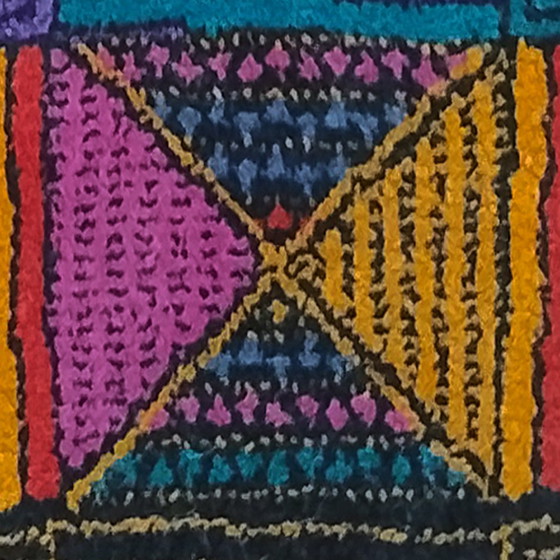Image 1 of Magnifique tapis géométrique en laine italienne des années 1980 par Missoni pour T&J Vestor