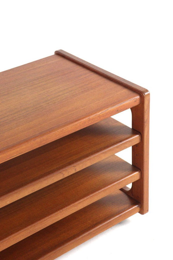 Image 1 of Meuble audio vintage sur chariot « Hogager », design danois