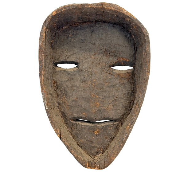 Antique Nepalese Shaman's Mask with Long Nose, Middle Hills, ca. 1900-1930, Sculpture, Wood (photo 2 of 6)