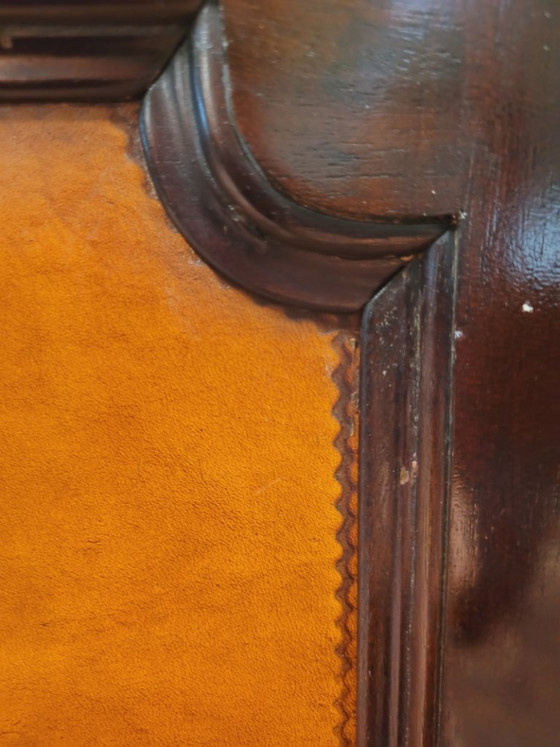 Bar inglese Chesterfield in mogano completamente rivestito in pelle – Mobile bar, Legno (photo 11 of 13)
