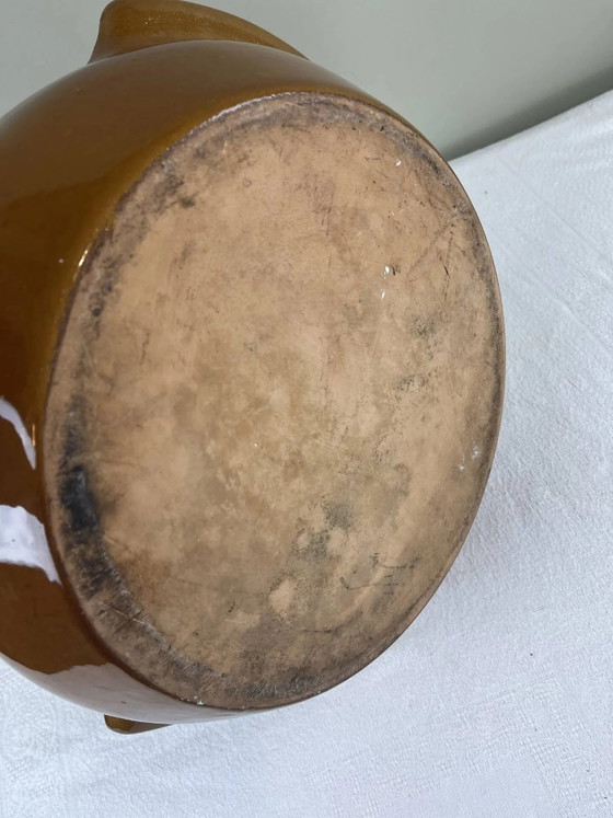 Large glazed terracotta salad bowl – Porcelain, Rustic (photo 6 of 9)
