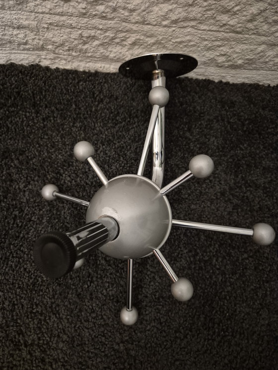 Image 1 of Spoetnik,sputnik kapstok, metallic, zilver-grijs