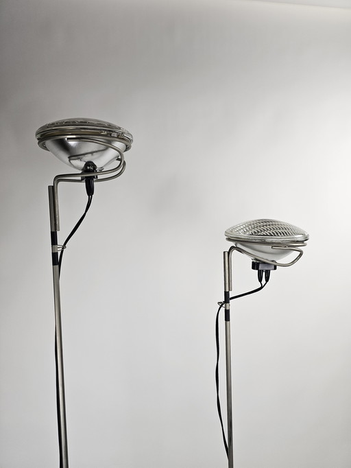 Set di 2 lampade da terra Toio vecchia versione originale Flos