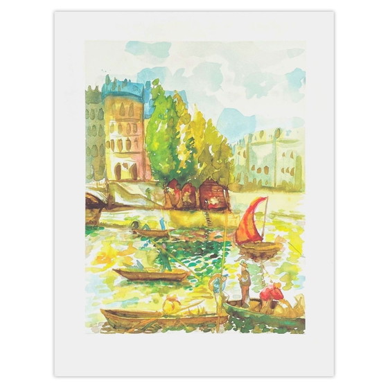 Image 1 of Renny BOSSU Le Grand Meaulne III serigrafía 1993