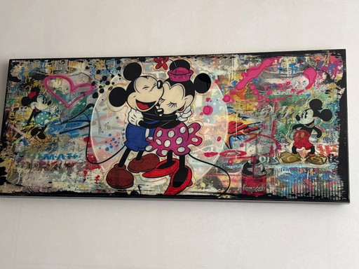 Mickey et Minnie art moderne
