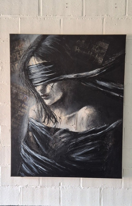 Mixed Media Painting - Acrylic on Linen Canvas – Paintings & Drawings (photo 6 of 6)