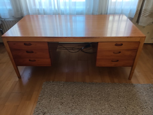 Vintage large executive desk mid-century