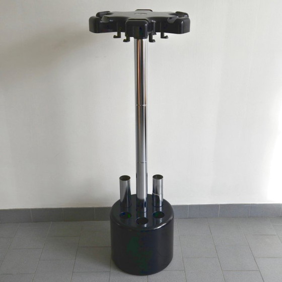 Image 1 of COAT RACK UMBRELLA STAND VINTAGE 1970 VELCA LEGNANO ORLANDINI & LUCCHI 70S