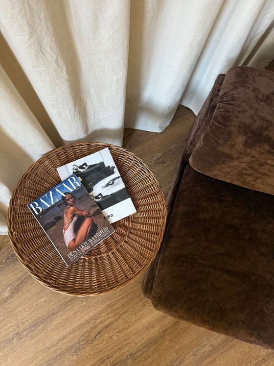 Image 1 of Cestino portariviste in rattan vintage anni '60, modello Artimeta per Metz & Co.