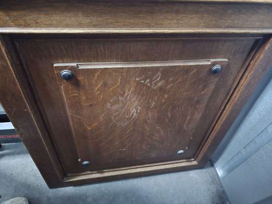 Prachtige kast uit 1900, Buffetkasten, Hout, Bruin (foto 8 van 13)