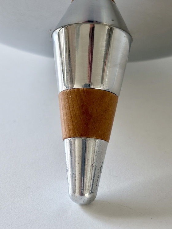 Alessi bowl “Chimu” by Joanna Lyle. – Wood, Aluminium (photo 4 of 5)
