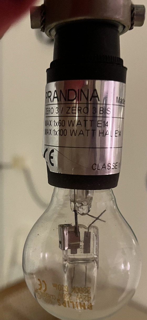 Image 1 of Ensemble de 2 suspensions Prandina en verre opale vert