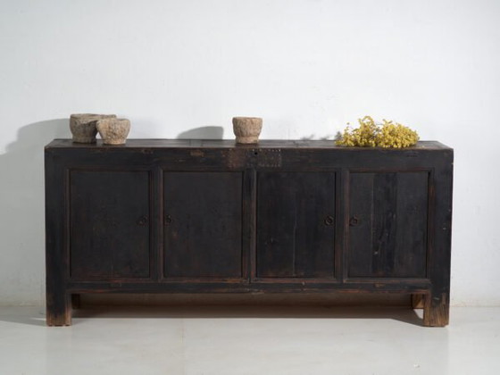 Buffet bas ancien peint en bois d'orme – Chine, circa 1900 (photo 6 of 40)