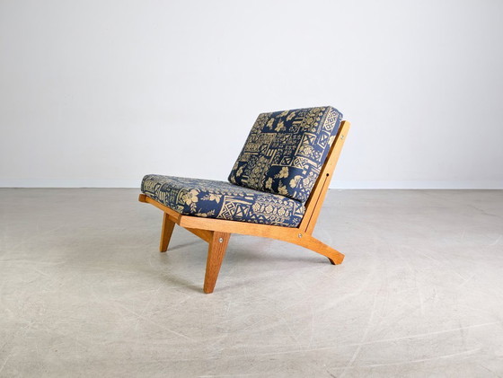 Image 1 of 2x Original Getama GE370 Midcentury Sessel Hans J. Wegner Eiche